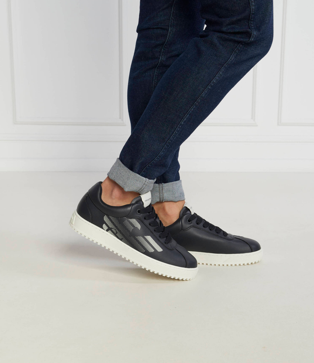 Кроссовки SNK ACTION Emporio Armani - черный(X4X643 XN952)