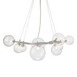 Люстра Wendt 9 grey/clear