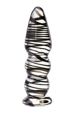 Анальная пробка-елочка - 13 см. (Цвет: прозрачный)