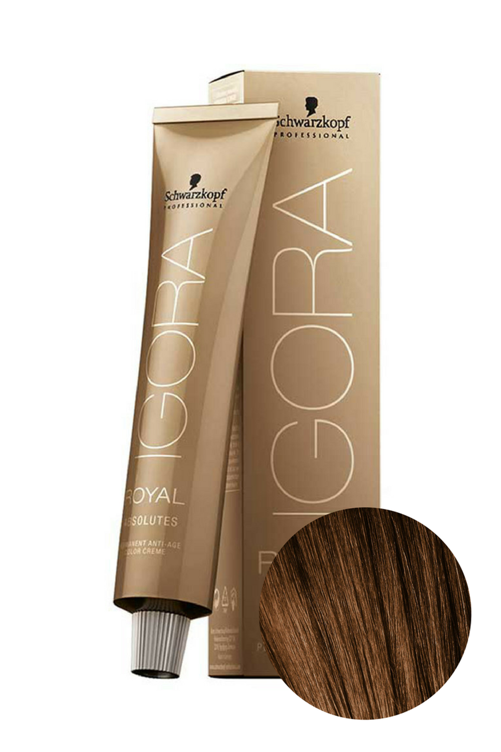 Краска для волос Igora Absolutes 6-50 Темный Русый Золотистый Натуральный Schwarzkopf Professional, 60 мл