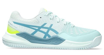 детские Кроссовки теннисные Asics Gel-Resolution 9 GS Clay - soothing sea/gris blue