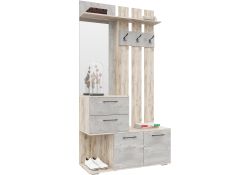 Готовая прихожая Вальс ВШ-1 дуб крафт серый / бетонный камень