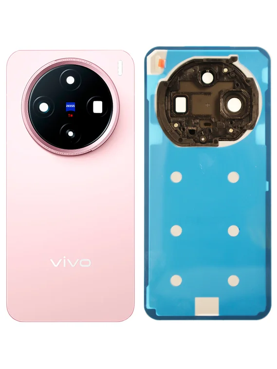 Задняя крышка для Vivo X200 Pro mini розовая (Pink) со стеклом камеры