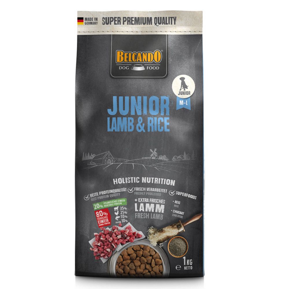 Сухой корм Belcando Junior Lamb &amp; Rice ягненок 1 кг