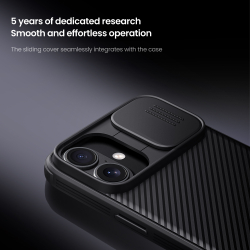 Усиленный чехол с сдвижной шторкой для камеры от Nillkin для iPhone 16, серия CamShield Pro Case