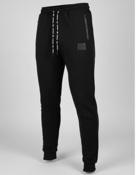 Штаны спортивные Bad Boy черные с начесом