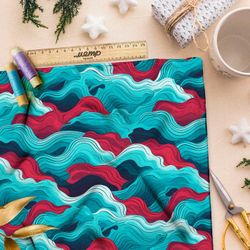 Ткань Ниагара Софт мелодия волны