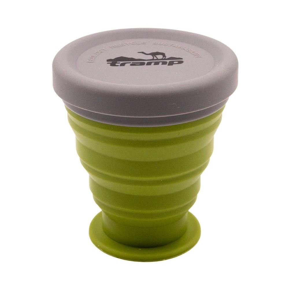 Tramp Стакан силиконовый 200 мл, TRC-126, оливковый