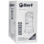 Строительный пылесос BORT BSS-1630-SmartAir, 320 Вт, 30 л, полуавтоматическая очистка фильтра, шланг 3 м, розетка