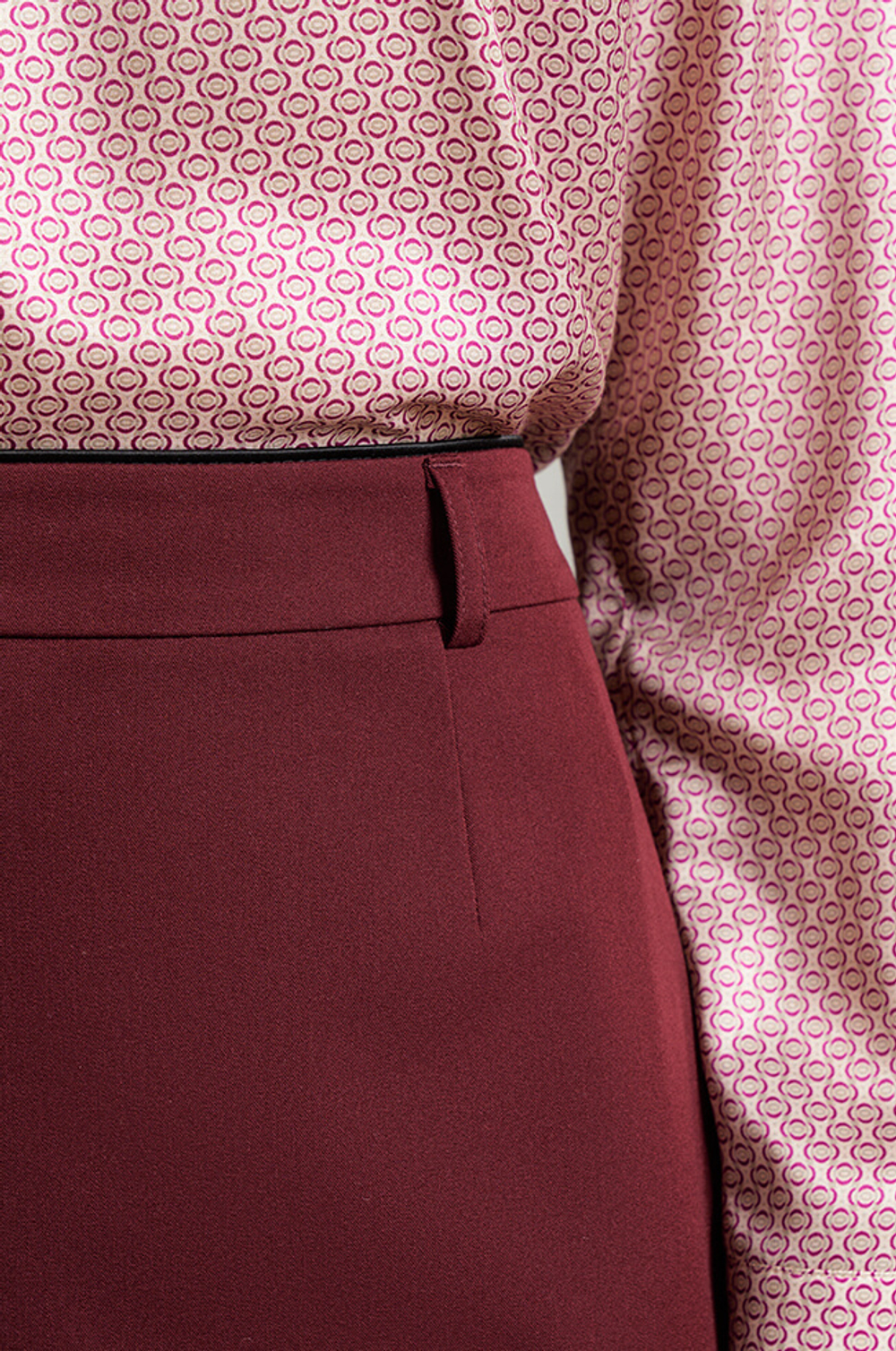 4811 Юбка женская (бордовый)