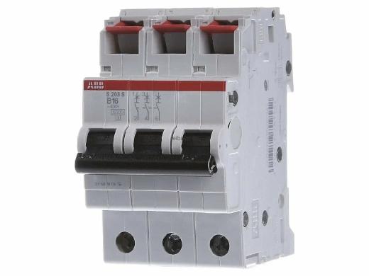 Установка автоматического выключателя 3-х полюсного