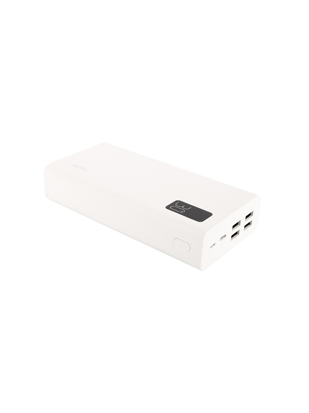 Perfeo Powerbank MOUNTAINS 30000 mAh/LED дисплей/PD + QC 3.0/Type-C/4 USB/Выход: 3A, max 22.5W/White (PF_D0162)