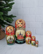 Матрешка Санкт-Петербург 15см 5 мест