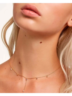 Колье Mana серебро 925 пробы покрытое золотом