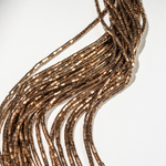 Гематин (гематит), разделитель многогранник 3мм, оттенок "Бронза"