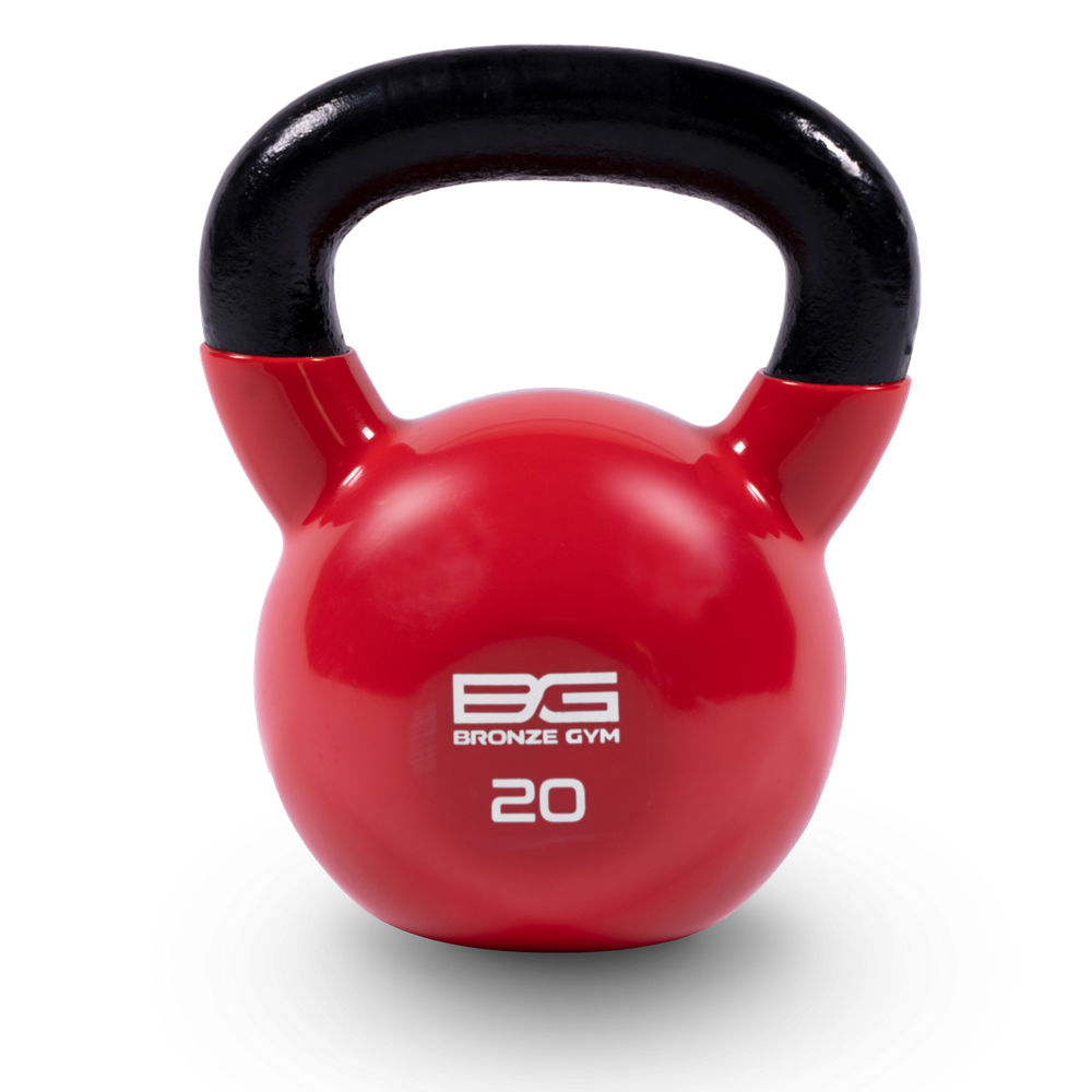 Гиря BRONZE GYM в виниловой оболочке 20 кг