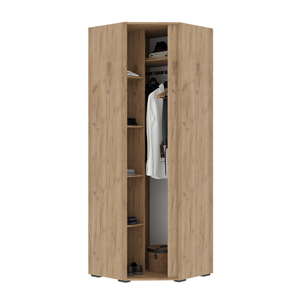 Хелен ШК 04 Шкаф угловой Крафт золотой / Белый