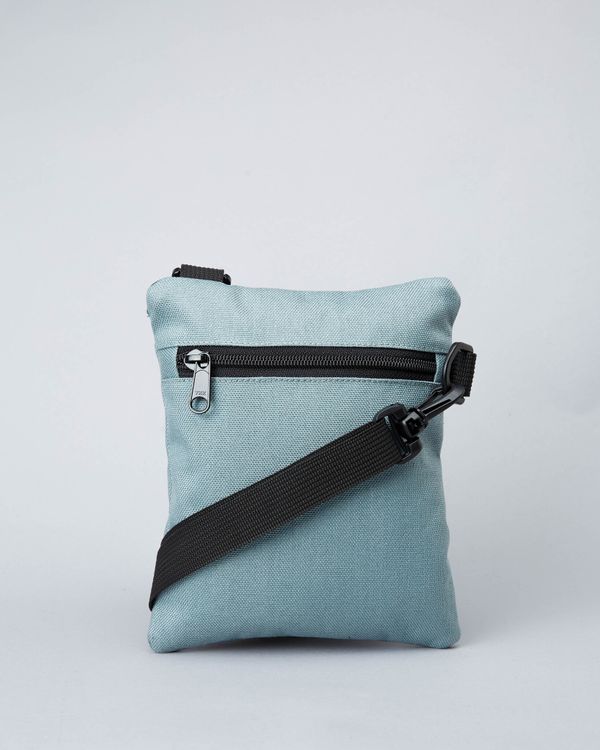 Сумка Карман Нейлон ∕ Бирюзовая кожа Серо-Голубой - фото 2