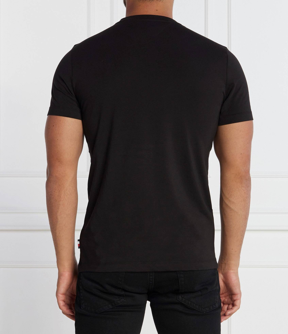 Футболка SMALL CHEST STRIPE MONOTYPE TEE Tommy Hilfiger - черный(MW0MW32595)