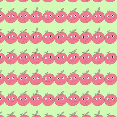 Яркая помидорка.