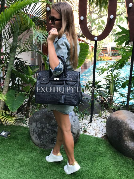 Женская сумка из кожи крокодила BG-391