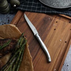 Нож для стейка 23,4 см "  Paris" Vintage Steel Silver P.L. Proff Cuisine