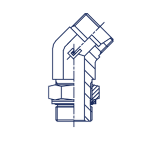 Штуцер FRG45 DL12 16x1.5 (корпус)
