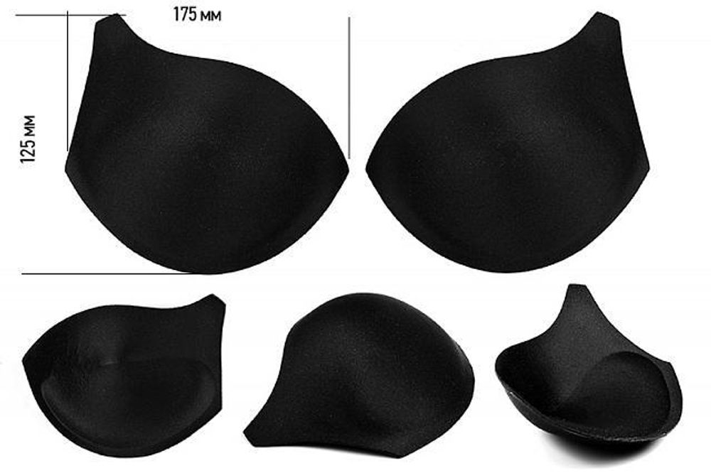 Чашечки push-up черные 90 (95A-90B-85C-80D-75E-70F)