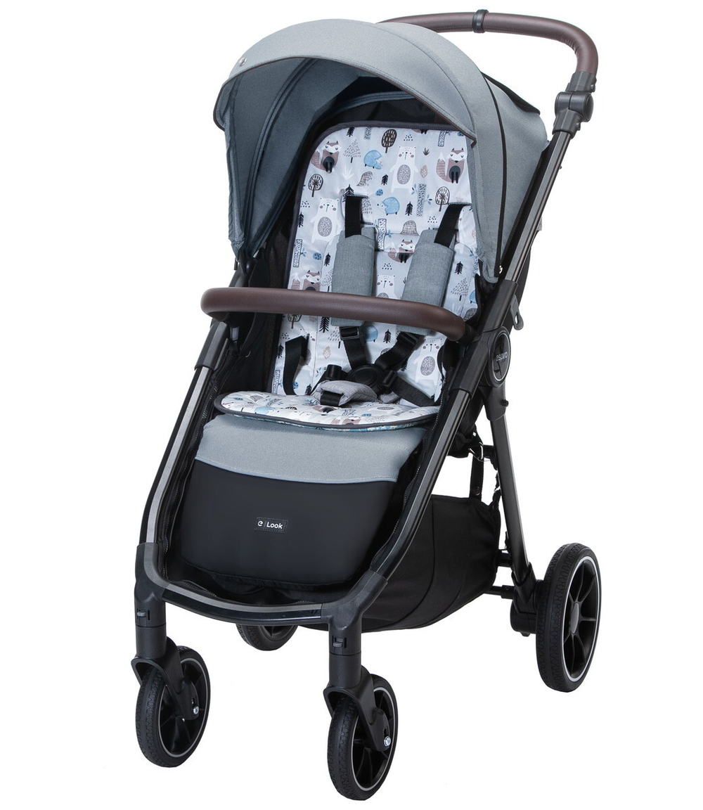 Детская прогулочная коляска Espiro Look Gel 2023 Бирюзовый (Blue Topaz 223)