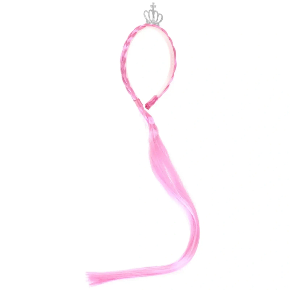 Ободок карнавальный с хвостом «Принцесса радуги» 54 см, микс