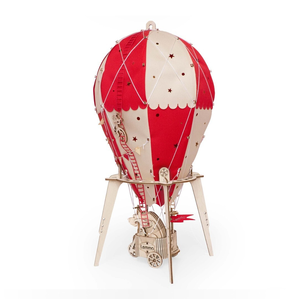 Деревянный конструктор Ночник воздушный шар "Небесный цирк" (Lemmo)