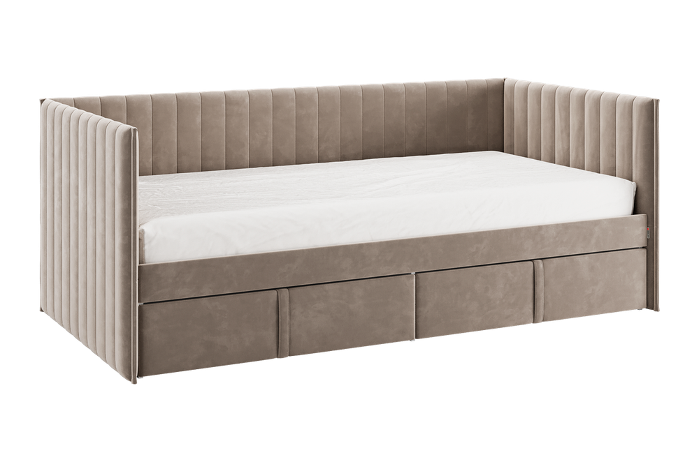 Кровать софа с ящиком Твикс 900*2000 (велюр) МФ Мебельсон, г. Ижевск