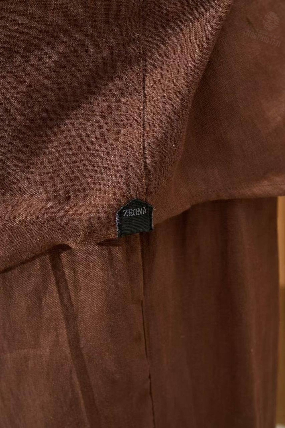Льняной костюм Ermenegildo Zegna