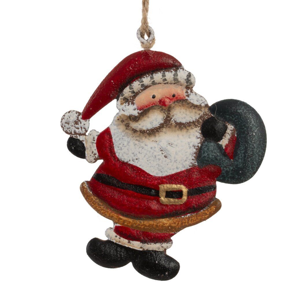 GAEM Изделие декоративное подвесное "Дед Мороз", L8 W0,5 H9,5 см, 4в.