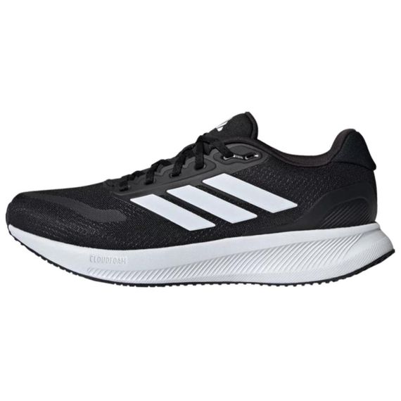 Adidas Runfalcon 5,0 Бежевые кроссовки Низенький Верх Черный/Белый Мужской