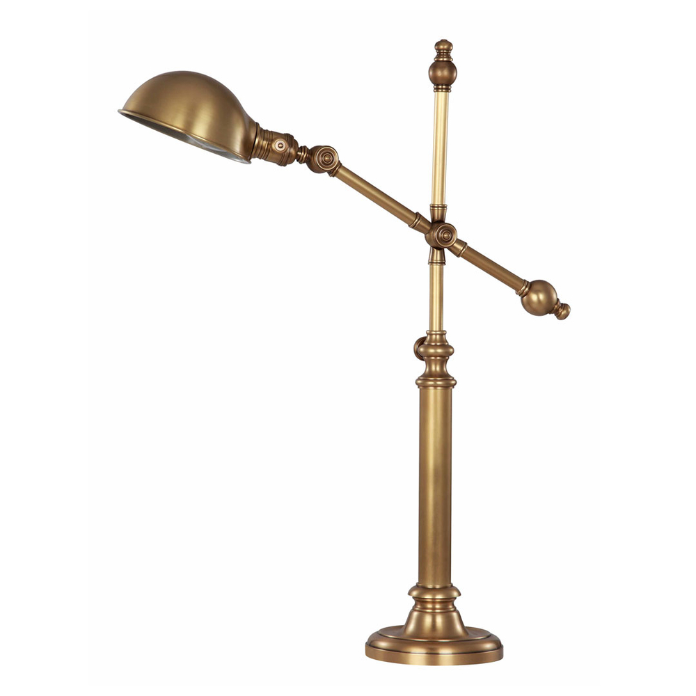 Настольная лампа Cloyd OSSET T1 / выс. 76 см - латунь (арт.30018)