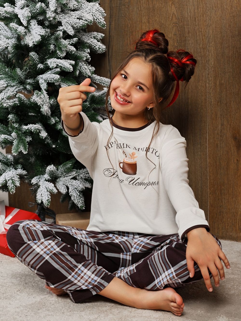 Костюм для девочки Твикс-1 Виотекс МОЛОЧНЫЙ