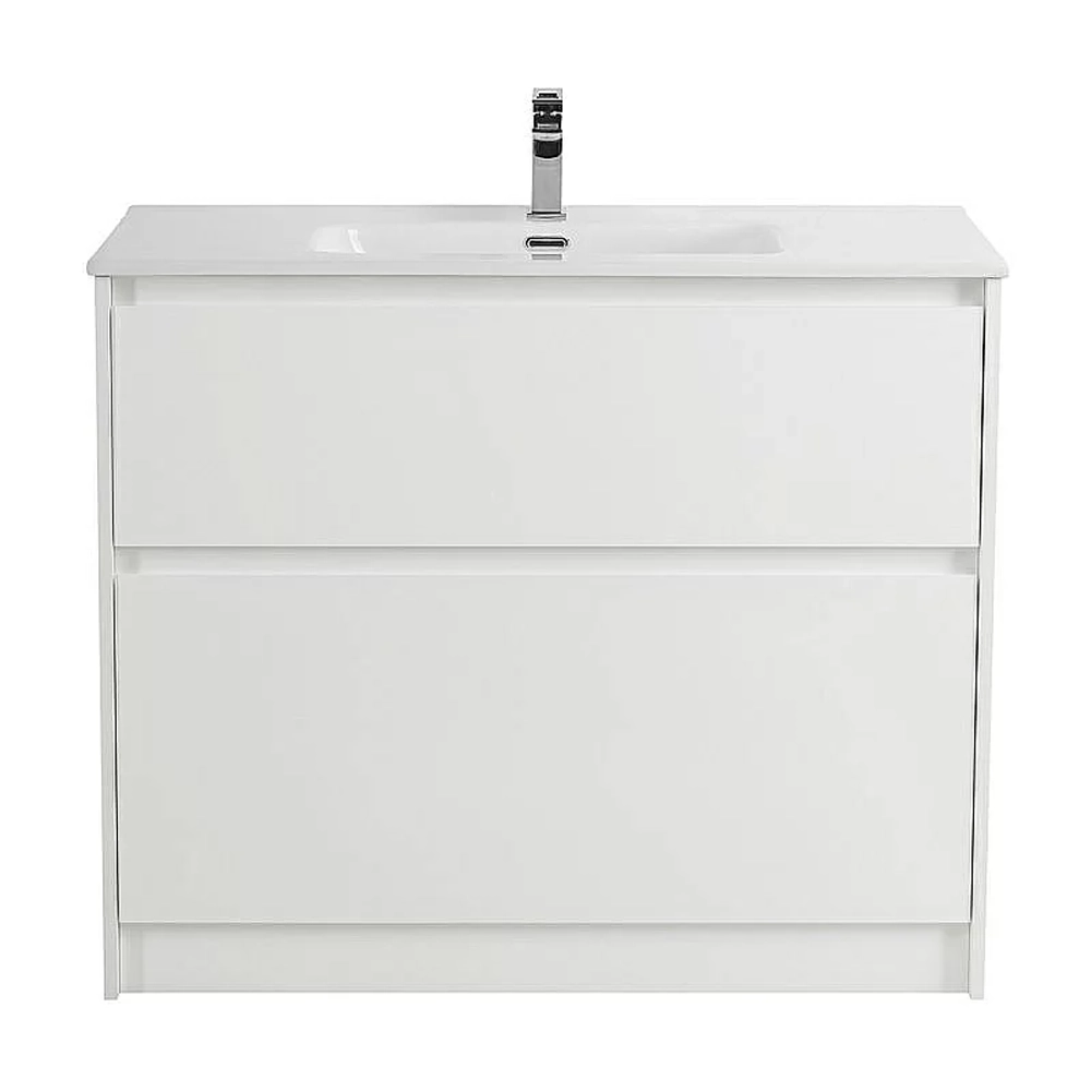 Тумба с раковиной BelBagno KRAFT PIA 80 белая матовая