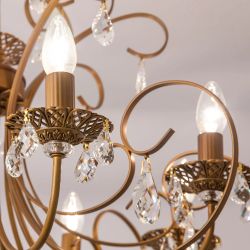 Citilux Марлен CL411181 Люстра подвесная Кофейная