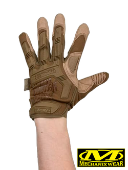 Перчатки полнопалые Mechanix M-Pact (реплика). Койот