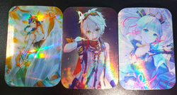 Голографическая карточка (со своим принтом)