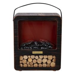 GAEM Изделие декоративное "Камин", L24,5 W9,5 H29,5 см, (подсветка, USB, 3xLR14 не прилаг.)