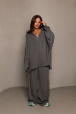 Джемпер из фактурного трикотажа