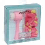 Набор подарочный Повязка на голову и щетка для умывания «Для Тебя», микс 4 цвета, 16*16,5*4,5см