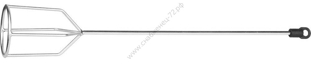 STAYER 80х530 мм, шестигранный хвостовик, оцинкованный, Миксер для гипсовых смесей и наливных полов, MASTER (06010-08-53)