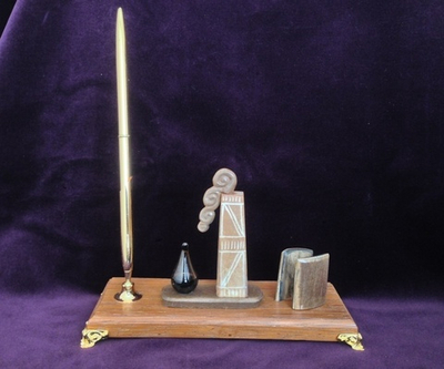 Нефтяная вышка, письменный набор