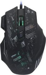 Манипулятор QUMO Gaming Optical Mouse &lt;Fighter M38&gt; (RTL) USB 7btn+Roll &lt;23460&gt;