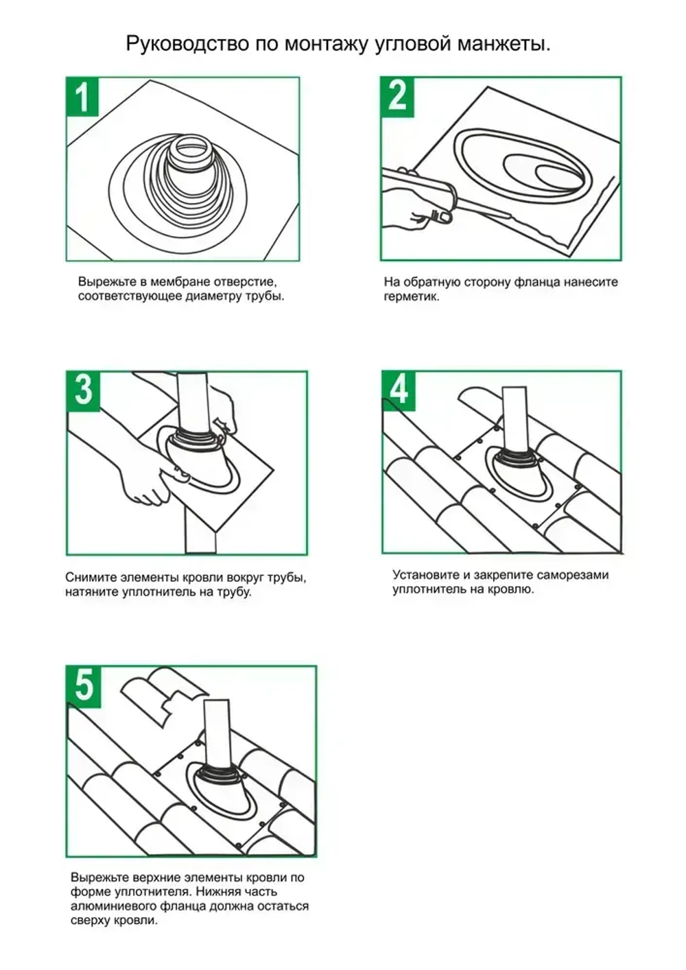 Мастер флэш "Roof Master" RES №2D 200-280 mm Серый