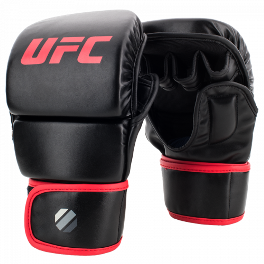 UFC Перчатки MMA для спарринга 8 унций черные L/XL