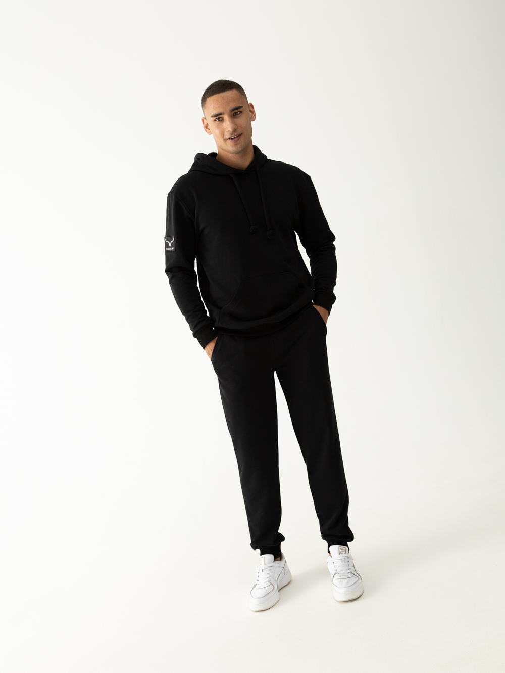 Костюм мужской спортивный (без начеса). Уголь